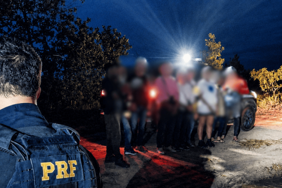 Mais nove imigrantes são resgatados pela PRF na BR 401 em Roraima