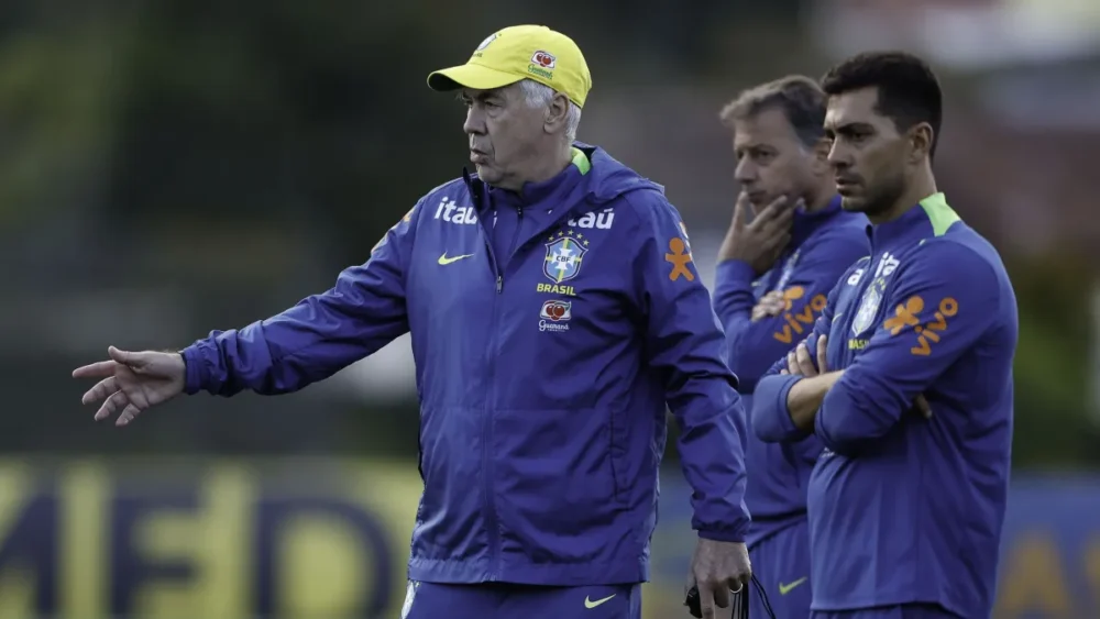 Ancelotti promove mudanças na Seleção Brasileira antes de enfrentar o Egito
