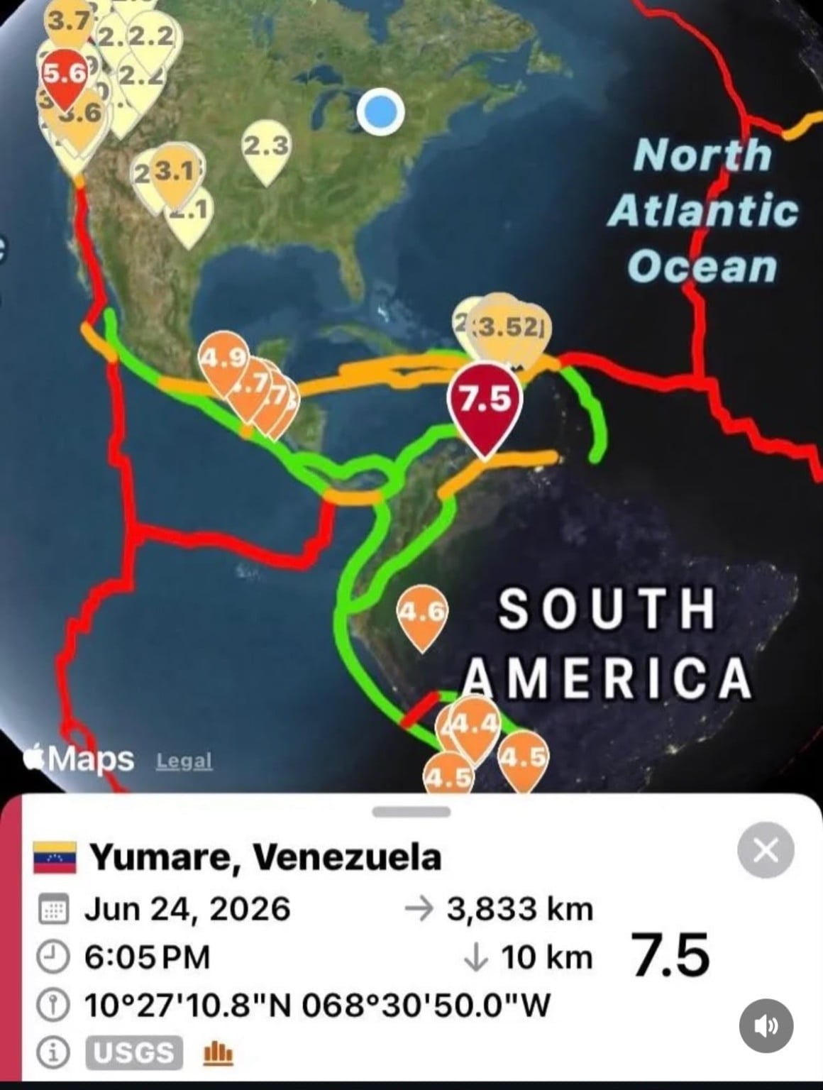 Terremotos na Venezuela causam reflexos em Roraima e outros estados do Norte