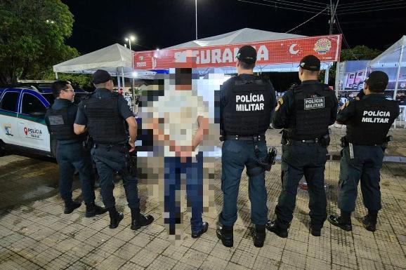 Foragido da Justiça é localizado e preso durante o São João no Parque Anauá