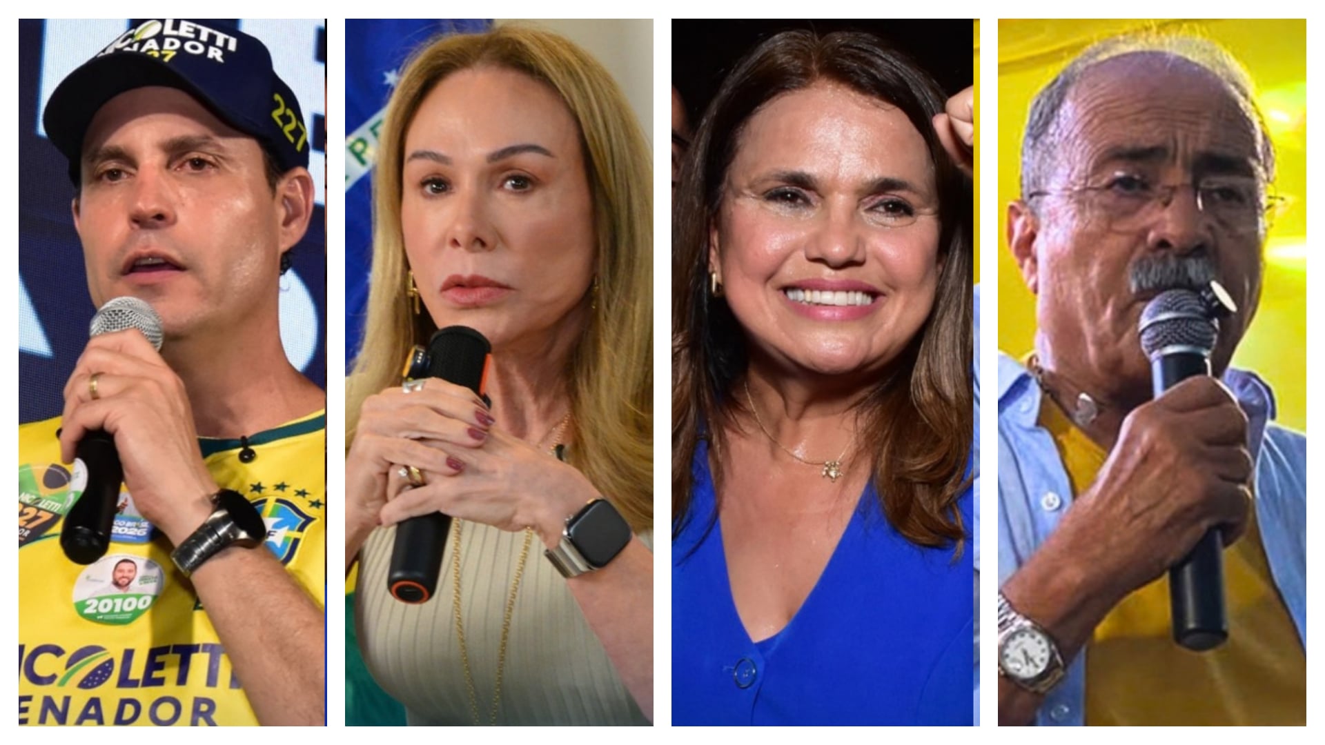 Nicoletti foi o mais votado em 6 municípios, Teresa, em 2, Helena, em 4, e Chico, em 3