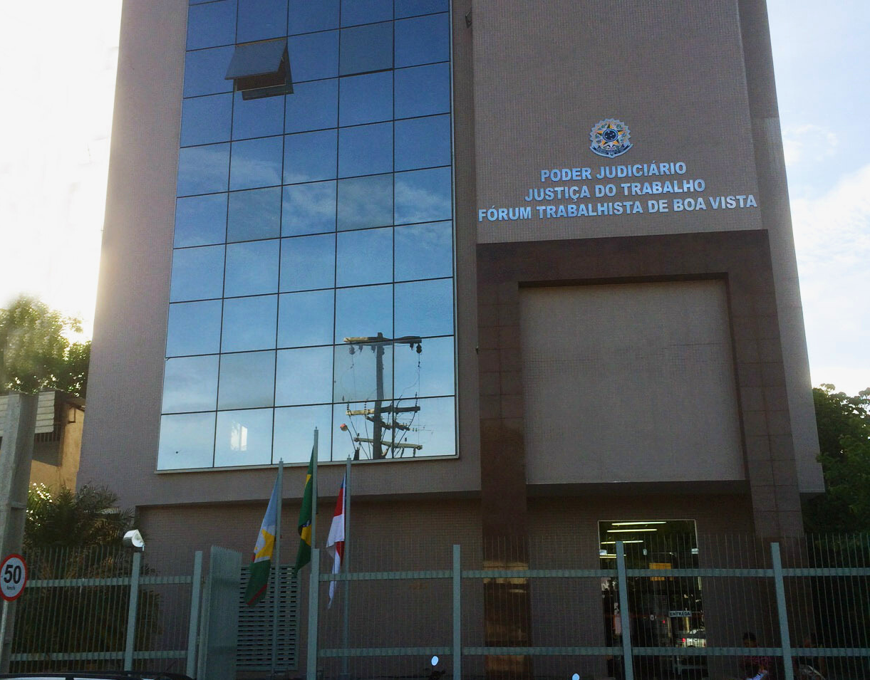 Fórum Trabalhista de Boa Vista fica sem atendimento presencial até quinta (9)